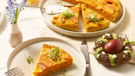 Vegane Karottentortilla