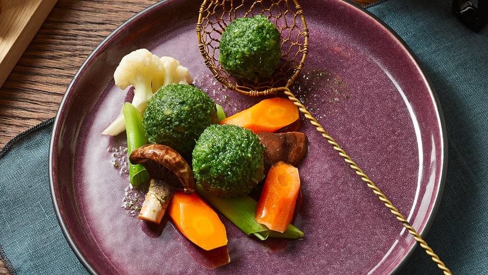 Spinat-Kartoffel-Knödel
