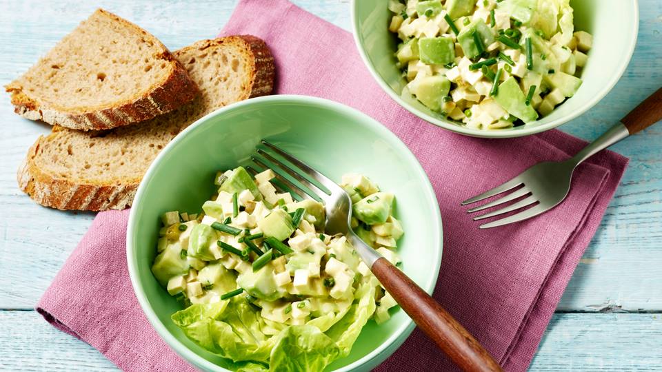 Veganer Eiersalat mit Tofu