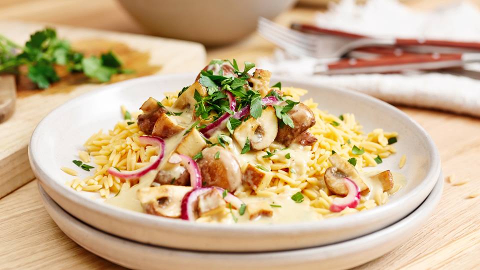 Vegane Pilzpfanne