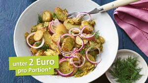 Bunter Kartoffelsalat französischer Art