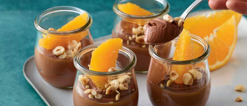 Alnatura Rezept: Schoko-Orangen-Mousse