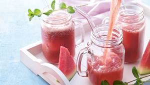 Melonen-Vanille-Drink