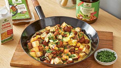 Deftige Maroni-Apfel-Pfanne