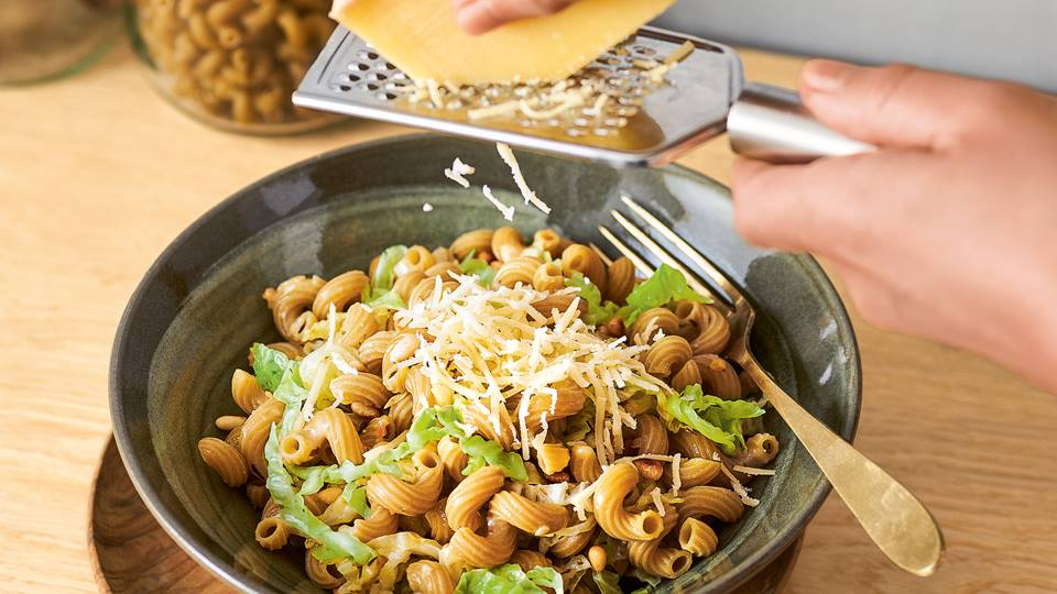 Rauchige Wirsing-Pasta