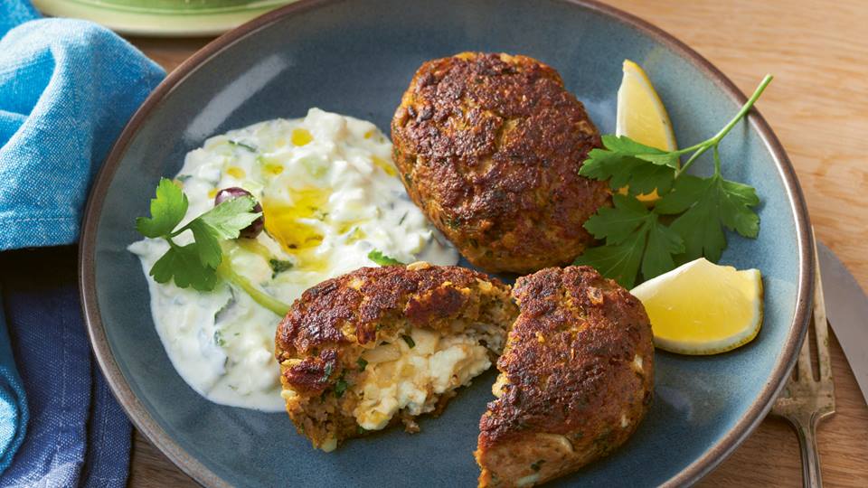 Griechische Hackbällchen mit Fetakäse