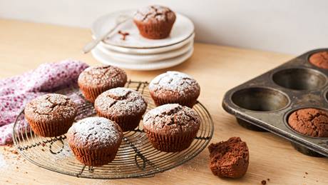 Glutenfreie Schokomuffins