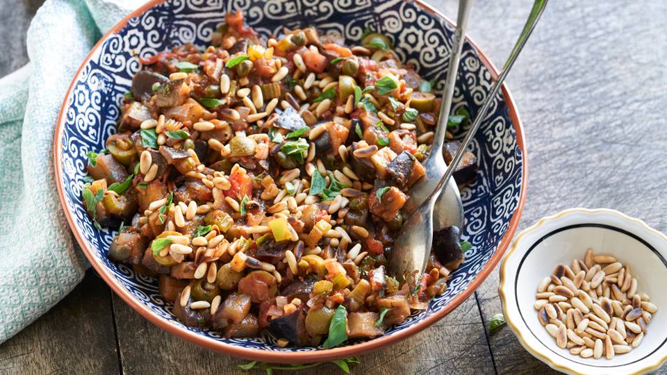 Auberginen-Caponata