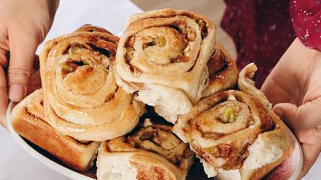 Apfel-Zimt-Schnecken