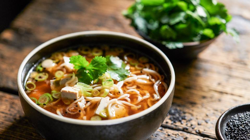 Misosuppe mit Tofu