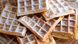 Vegane belgische Waffeln