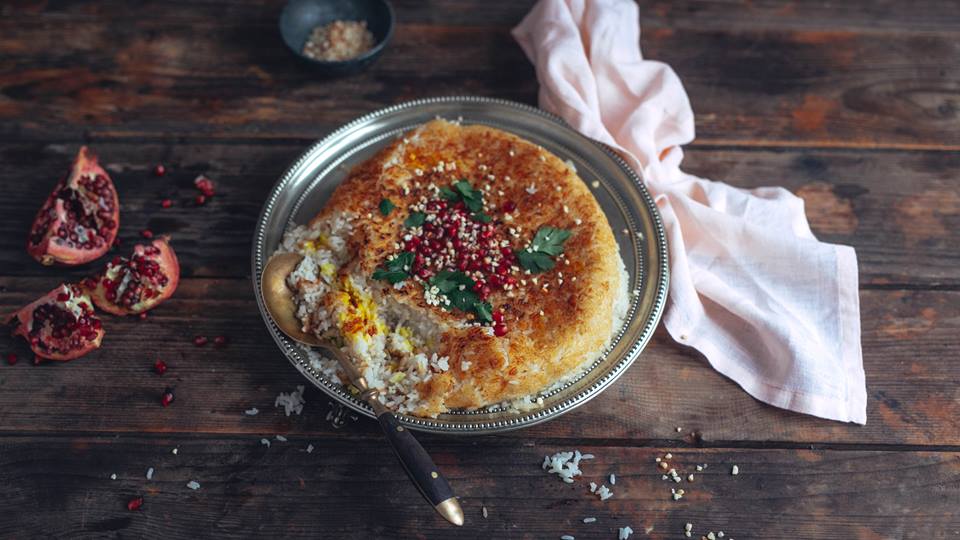 Tahdig – Persischer Reis mit Kruste
