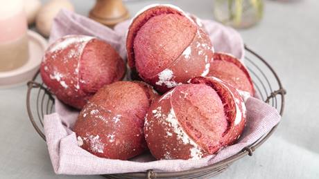 Rote-Bete-Brötchen