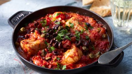 Kabeljau in Tomatensugo