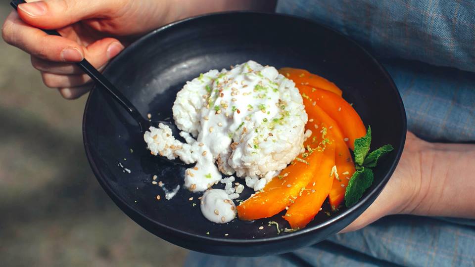 Sticky Rice mit Mango