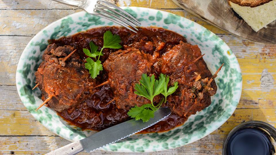 Italienische Rouladen in Tomatensauce