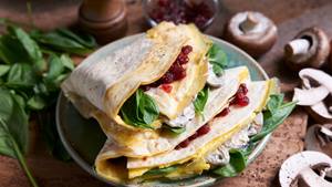 Herbstliche Tortilla-Wraps