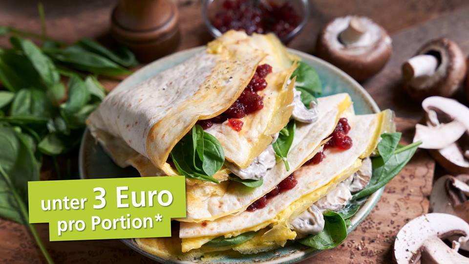 Herbstliche Tortilla-Wraps