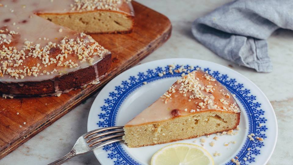 Dänischer Zitronen-Marzipan-Kuchen