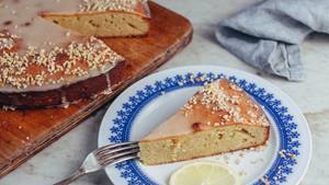 Dänischer Zitronen-Marzipan-Kuchen