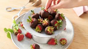Schoko-Erdbeeren selber machen
