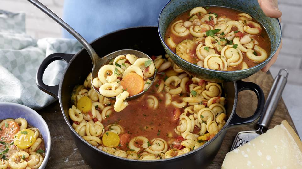 Schnelle Minestrone