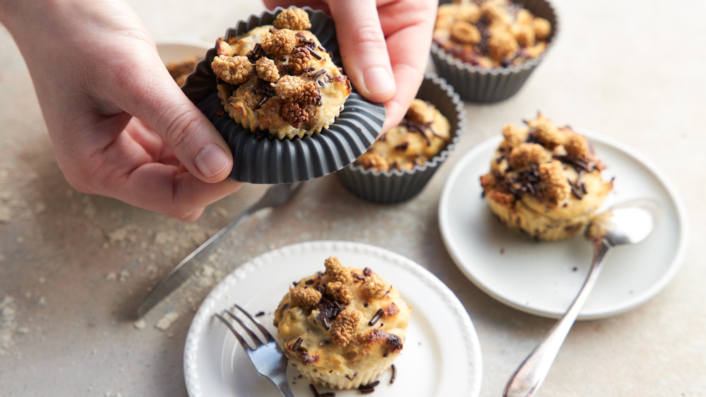 Schnelle Quark-Muffins Rezept selbst machen | Alnatura
