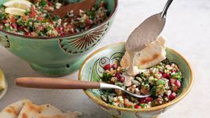 Granatapfel-Petersilien-Salat