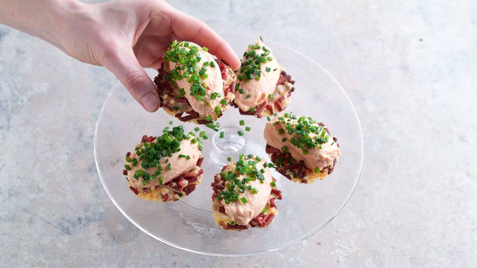 Lachs-Frischkäse-Happen
