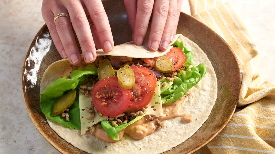 Burger-Wraps