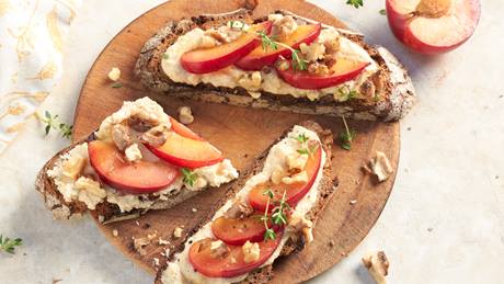 Sommeraufstrich Gebackene Honig-Feta-Creme