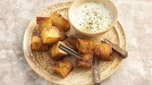 Thousand Layer Potatoes - knusprig geschichtete Kartoffelwürfel