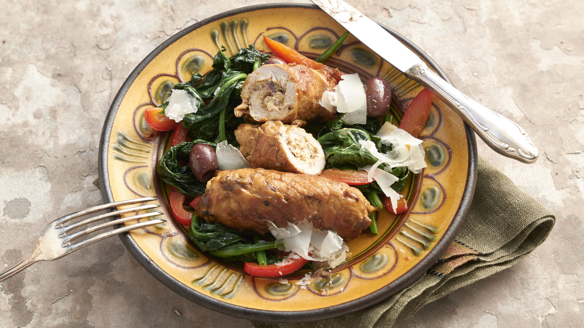 Mediterrane Puten-Involtini Rezept selbst machen | Alnatura