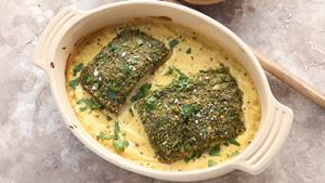 Schlemmerfilet mit Honig-Senf-Sauce