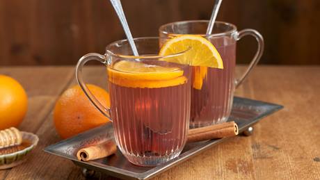 Fruchtiger Ingwertee mit Orange und Zimt