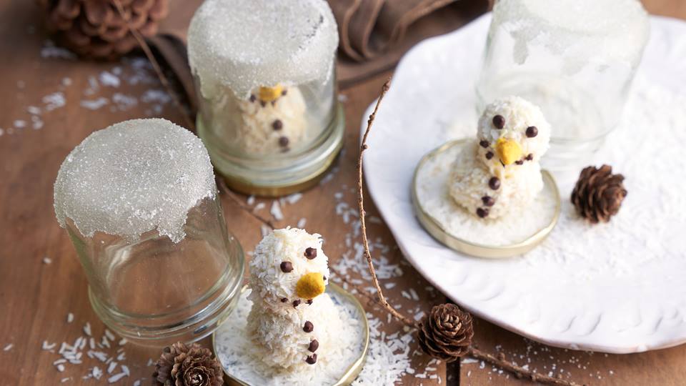 Schneemann-Pralinen
