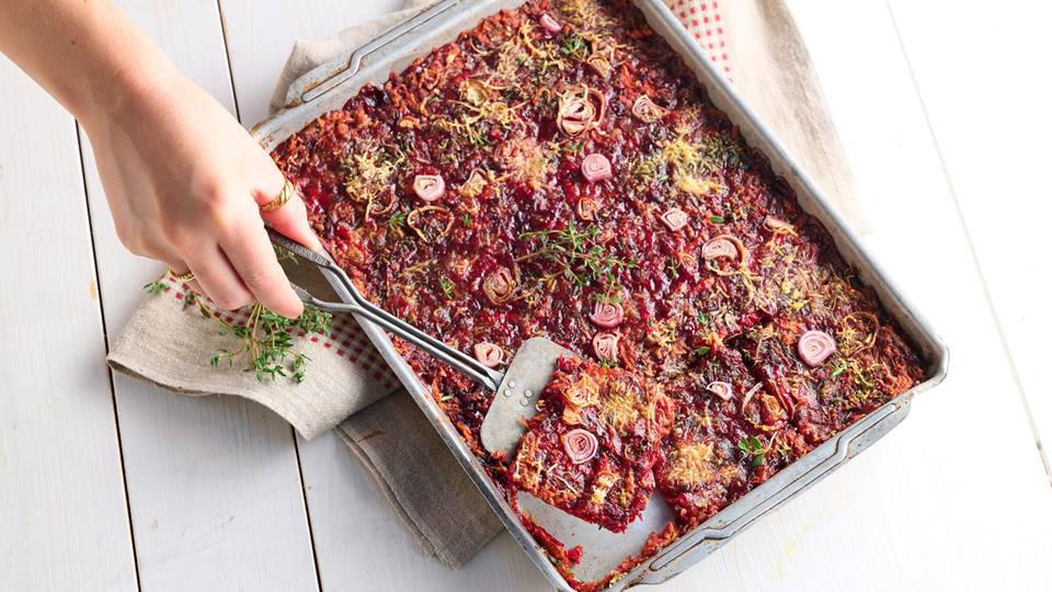 Bunte Ofen-Rösti vom Blech