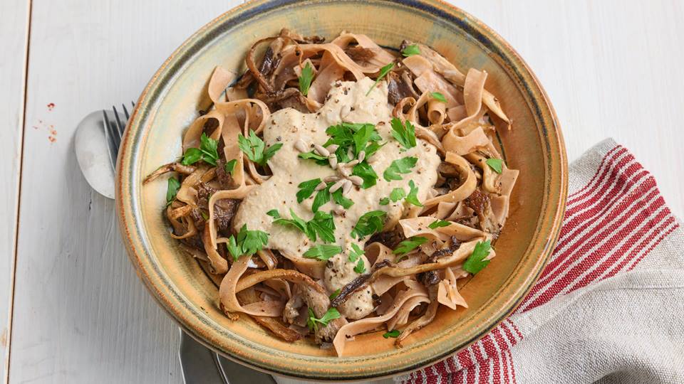 Cremige Pilz-Pasta