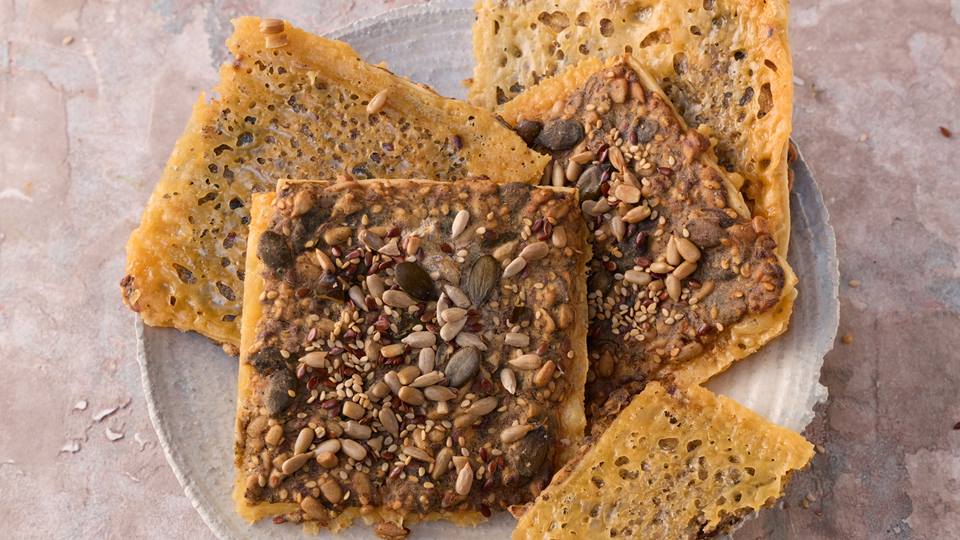 Alnatura Rezept: Käse-Saaten-Knäcke