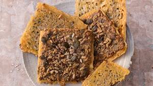 Alnatura Rezept: Käse-Saaten-Knäcke