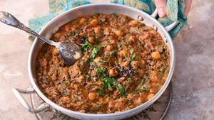 Alnatura Rezept: Kichererbsen-Spinat-Masala