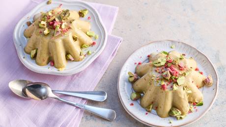 Pistazien-Panna-cotta