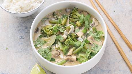 Grünes Thai-Curry mit Tofu