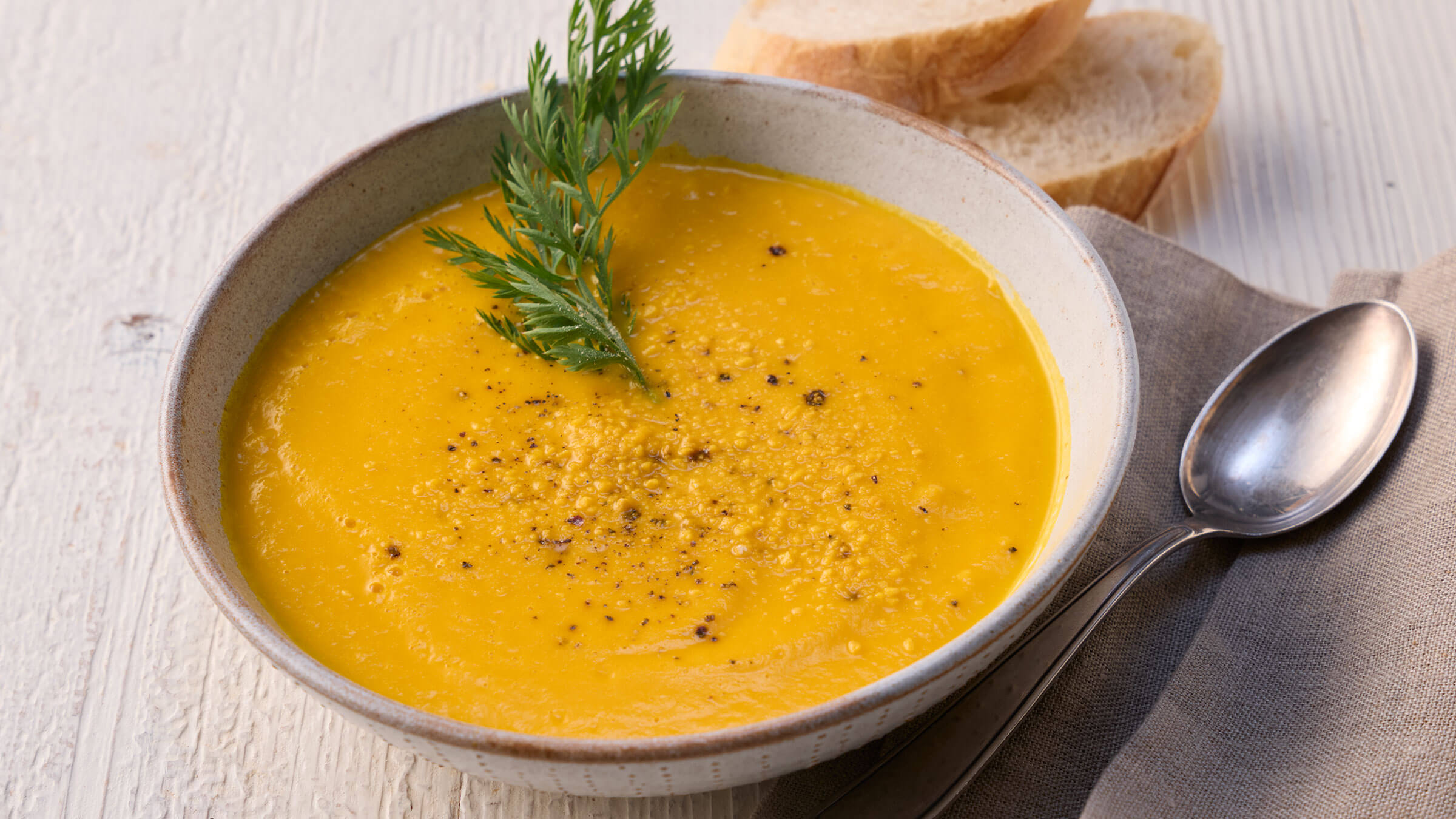 Karotten Ingwer Suppe Rezept selbst machen | Alnatura