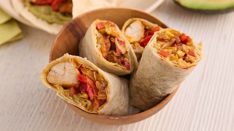 Burritos mit Hähnchenbrustfilet