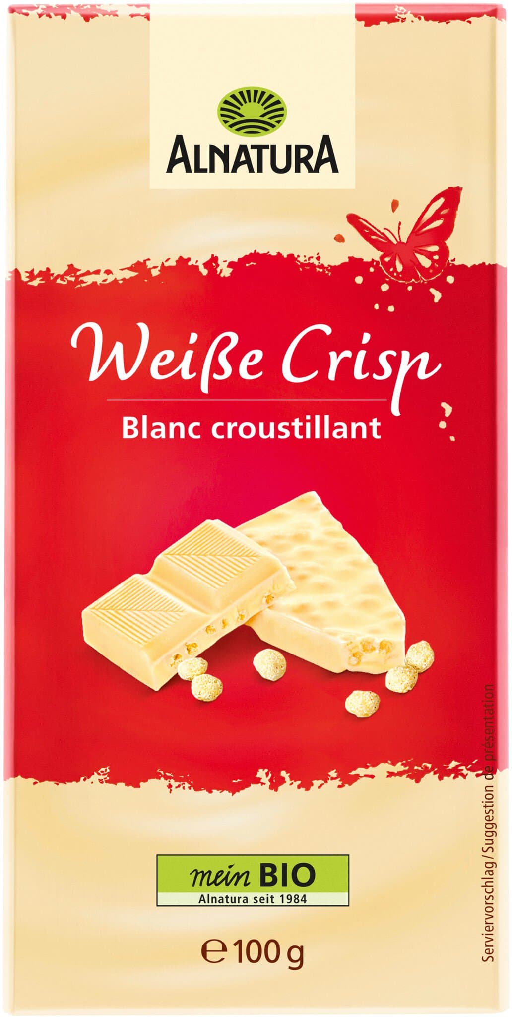 Alnatura Schokolade Weiße Crisp