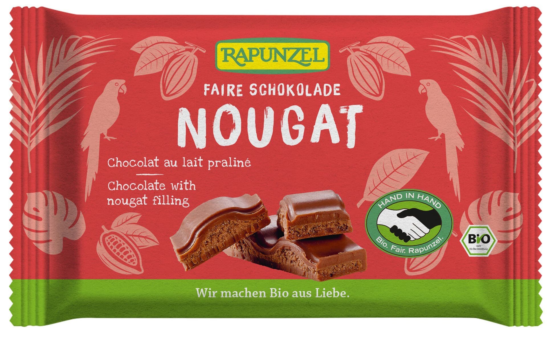 Rapunzel Nougat Vollmilchschokolade