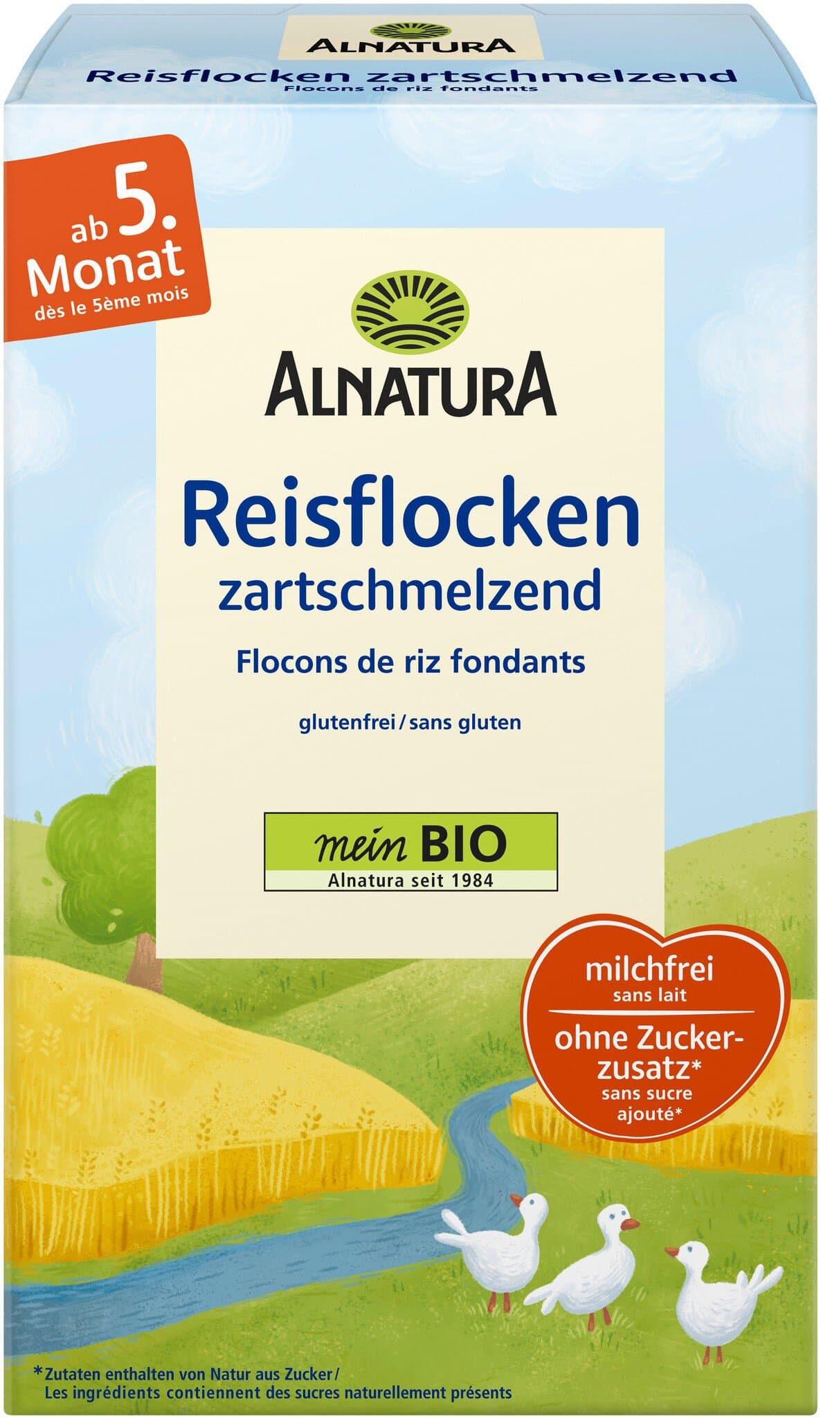 Alnatura Reisflocken zartschmelzend
