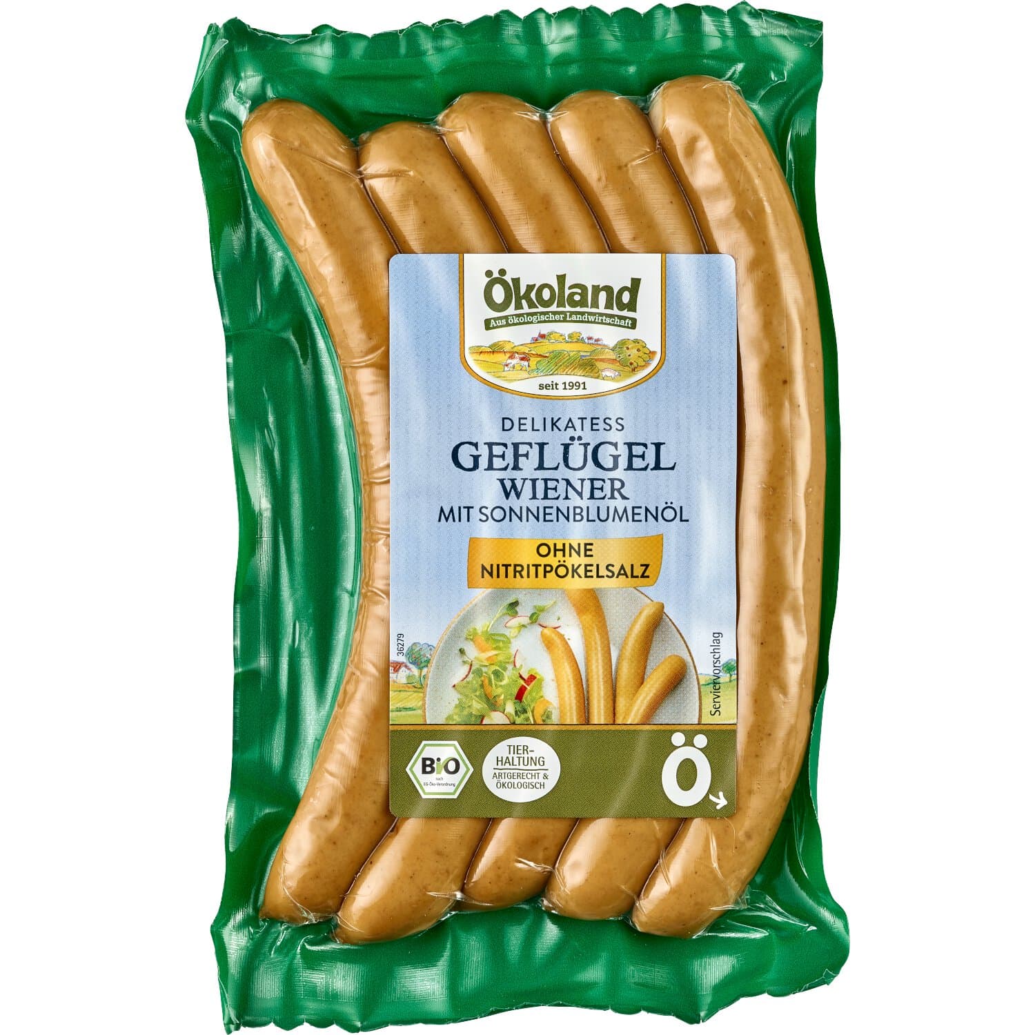 Ökoland Delikatess Geflügel Wiener
