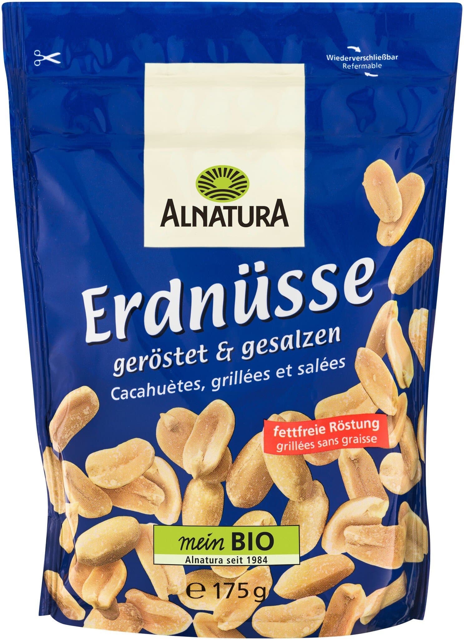 Alnatura Erdnüsse geröstet und gesalzen